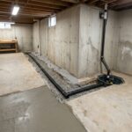 Basement Floor Drainage System