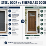 Steel vs Fiberglass Door