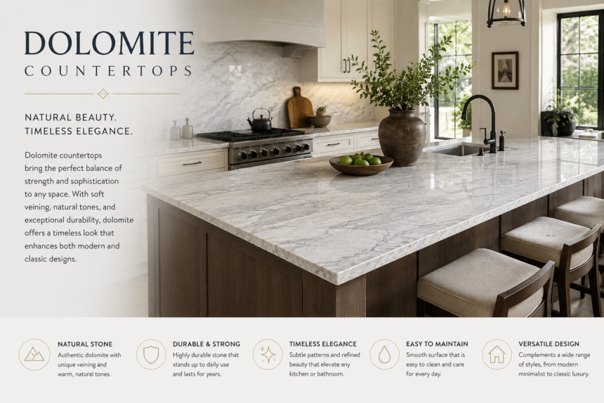 Dolomite Countertops: A Marble-Like Stone with Practical Strength