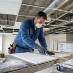 Cut Ceiling Tiles