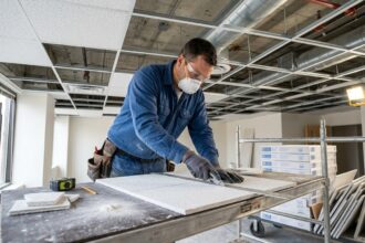Cut Ceiling Tiles