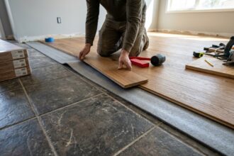 Hardwood Floors Over Tile