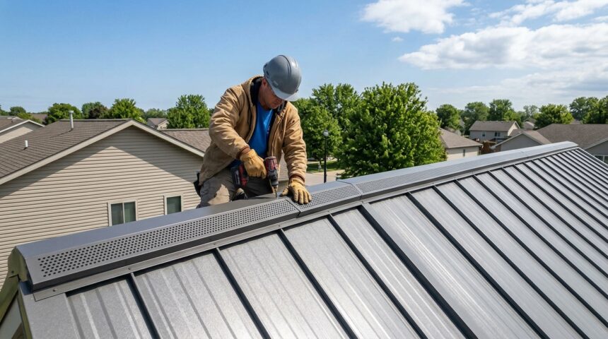 Metal Roof Ridge Vent