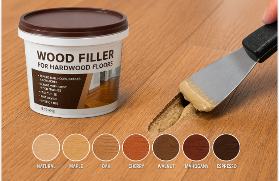 Wood Filler for Hardwood Floors