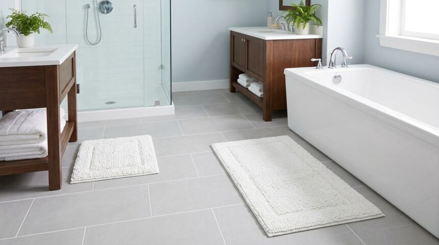 Clean Bathroom Mats