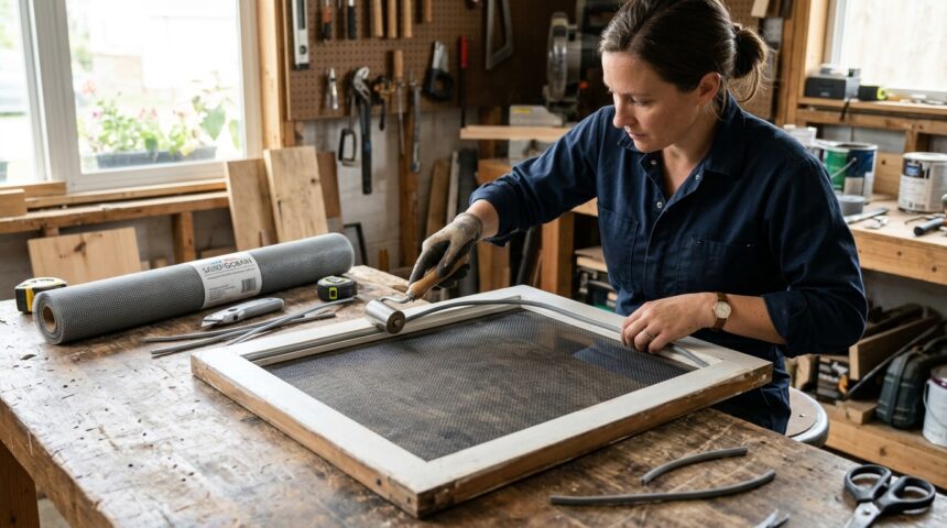 Screening in Window Screens