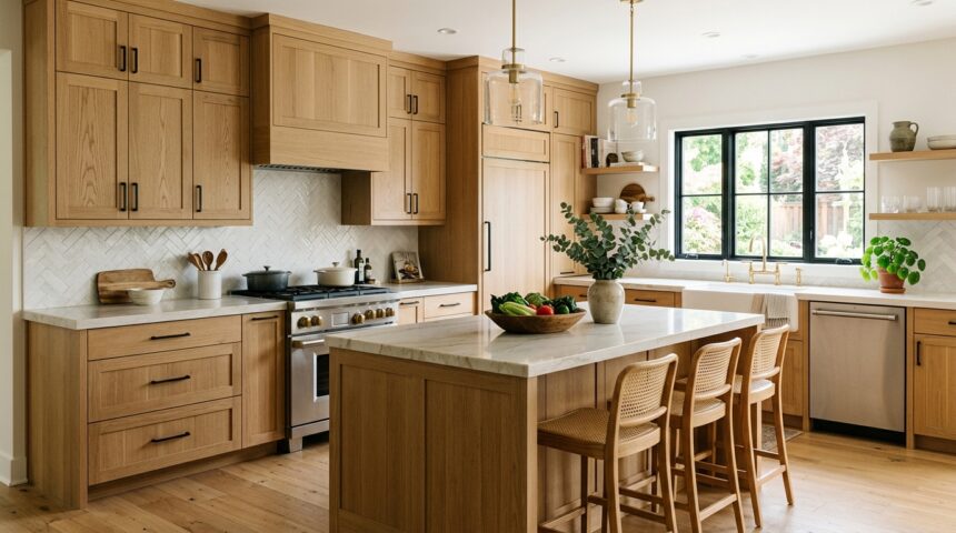 White Oak Cabinets