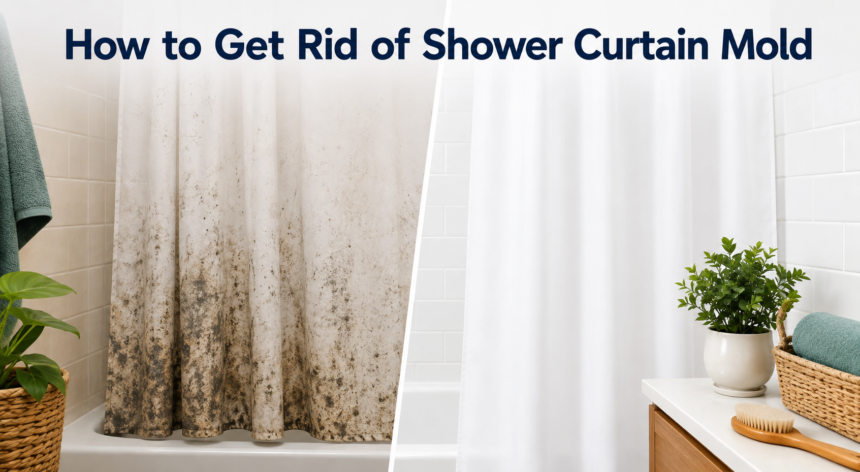How to Get Rid of Shower Curtain Mold