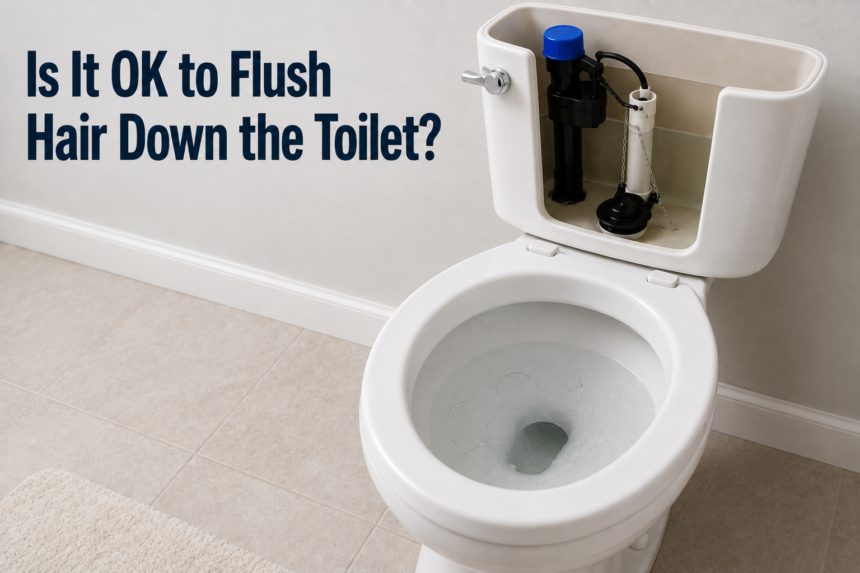 Is It Ok to Flush Hair Down the Toilet?
