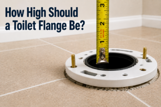 How High Should a Toilet Flange Be?