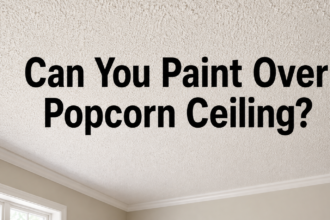 Can You Paint Over Popcorn Ceiling? Safe Steps & Costs Explained