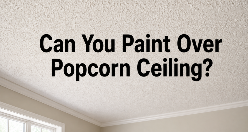 Can You Paint Over Popcorn Ceiling? Safe Steps & Costs Explained