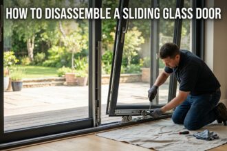 How to Disassemble a Sliding Glass Door