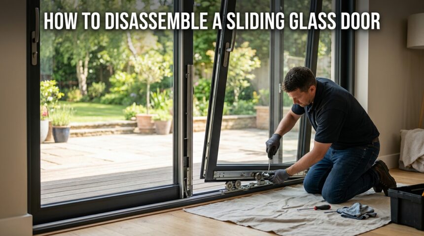 How to Disassemble a Sliding Glass Door