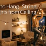 How to Hang String Lights from Ceiling