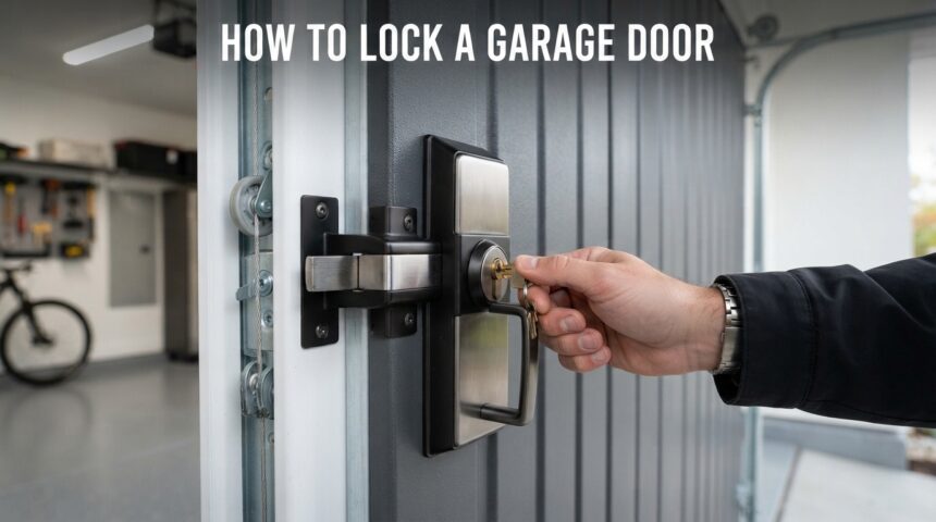 How to Lock a Garage Door