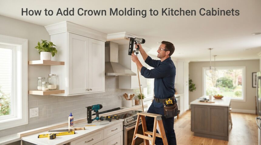 How to Add Crown Molding to Kitchen Cabinets