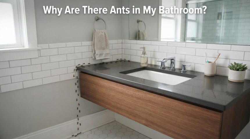 Why Are There Ants in My Bathroom?