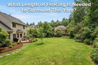 What Length of Fencing Is Needed to Surround This Yard?