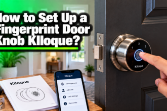 How to Set Up a KLLOQUE Fingerprint Door Knob?