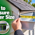 How to Measure Gutter Size