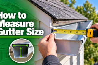 How to Measure Gutter Size