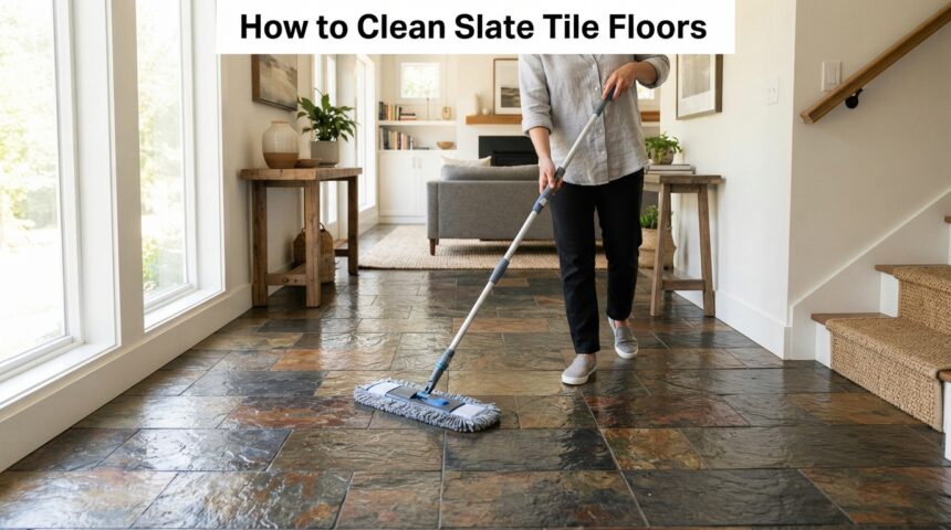 How to Clean Slate Tile Floors