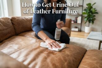 How to Get Urine Out of Leather Furniture