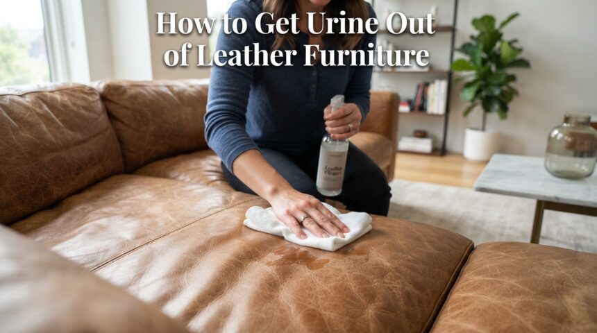 How to Get Urine Out of Leather Furniture