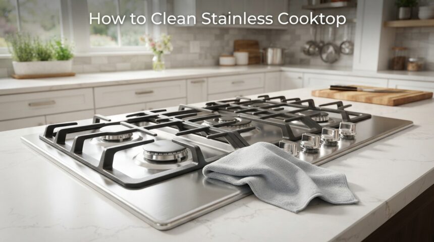 How to Clean Stainless Cooktop