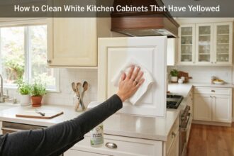 How to Clean White Kitchen Cabinets That Have Yellowed