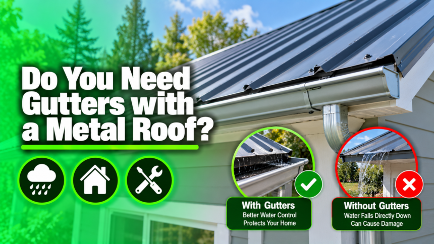 Do You Need Gutters with a Metal Roof?