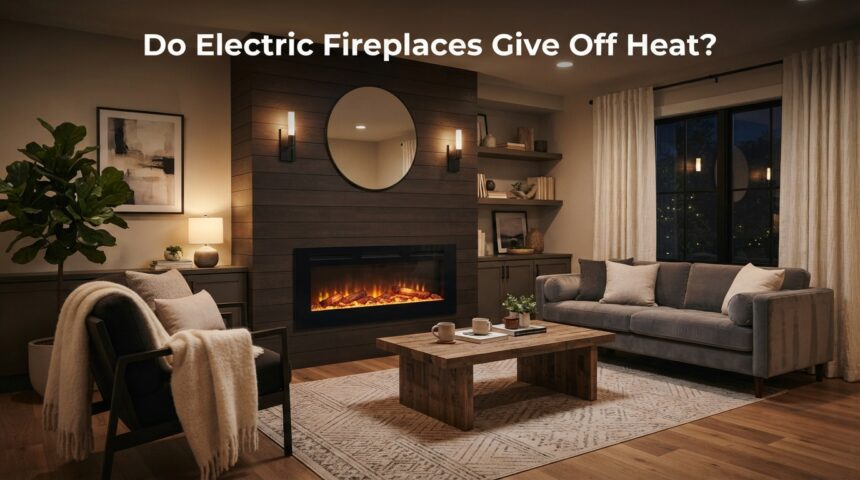 Do Electric Fireplaces Give Off Heat?
