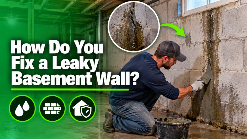 How Do You Fix a Leaky Basement Wall?