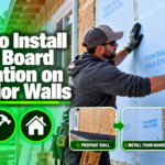 How to Install Foam Board Insulation on Exterior Walls?