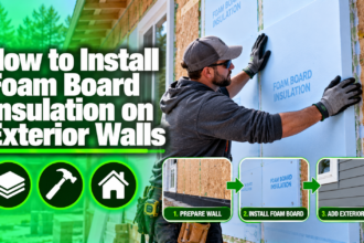 How to Install Foam Board Insulation on Exterior Walls?