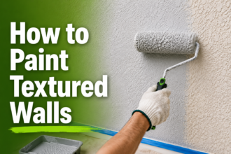 How to Paint Textured Walls