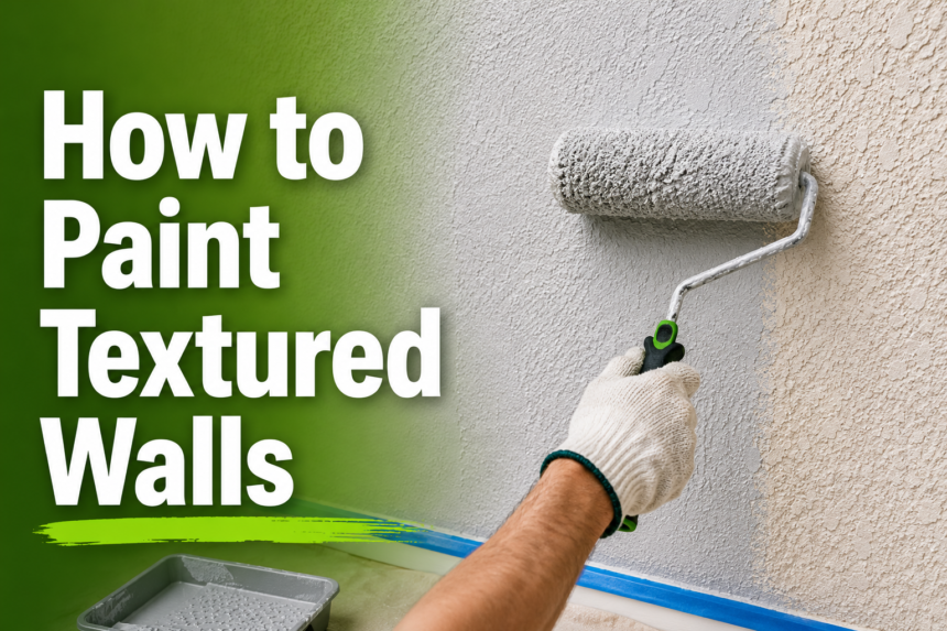 How to Paint Textured Walls