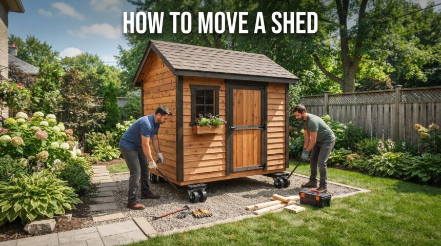 How to Move a Shed