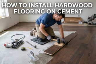 How to Install Hardwood Flooring on Cement