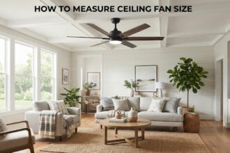 How to Measure Ceiling Fan Size