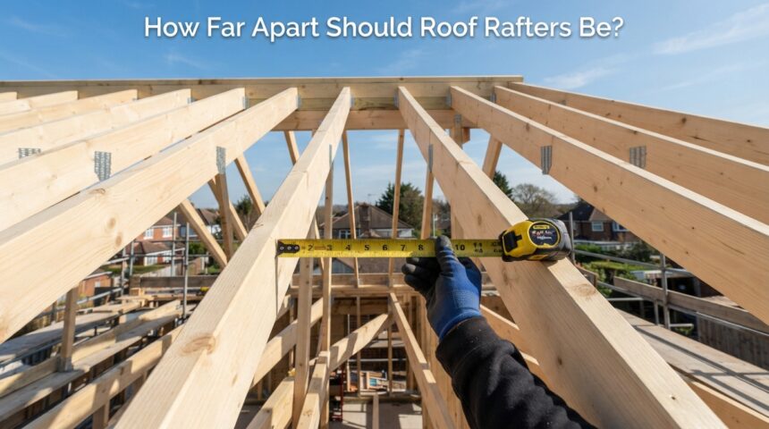 How Far Apart Should Roof Rafters Be?