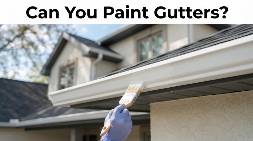 Can You Paint Gutters?