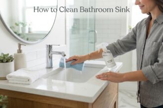 How to Clean Bathroom Sink