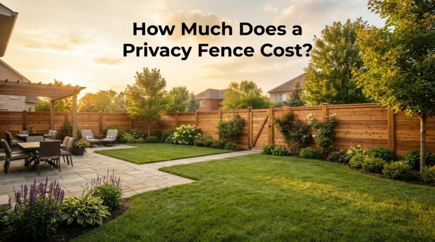 How Much Does a Privacy Fence Cost?