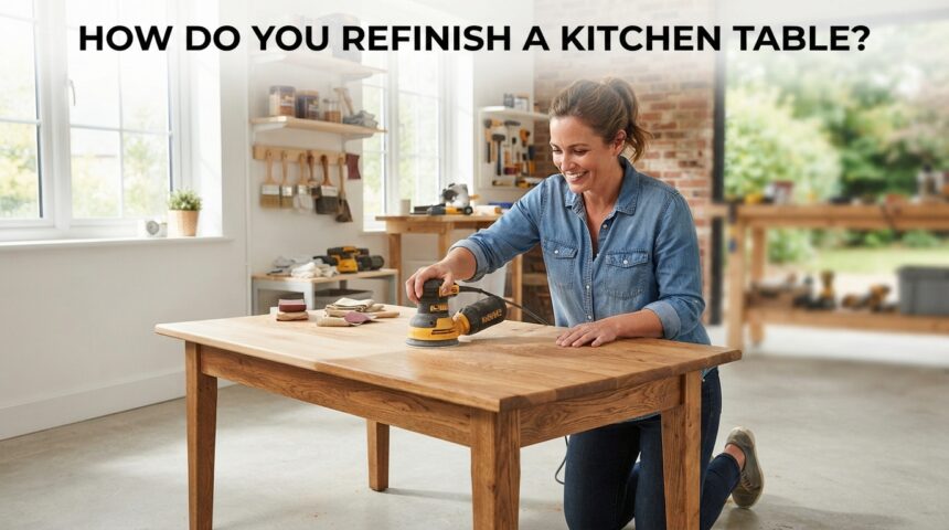 How Do You Refinish a Kitchen Table?
