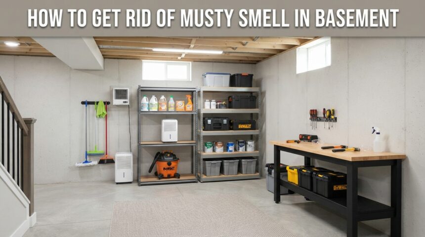 How to Get Rid of Musty Smell in Basement?