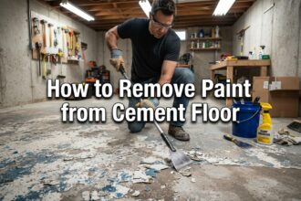 How to Remove Paint from Cement Floor