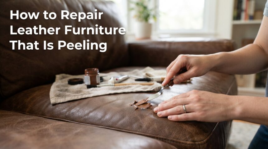 How to Repair Leather Furniture That Is Peeling