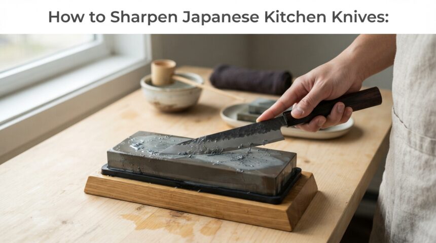 How to Sharpen Japanese Kitchen Knives: